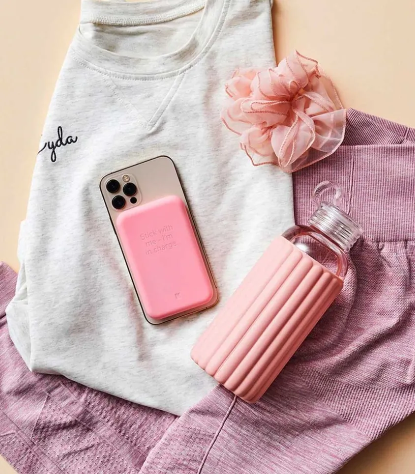 Batterie Portable Tocharge Qi Fresh Pink