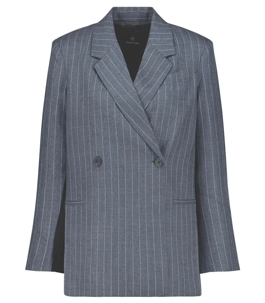 Blazer Kaia Grey Pinstripe