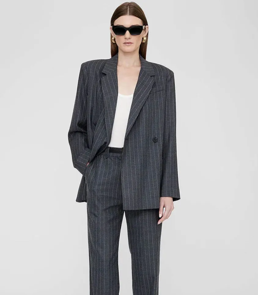 Blazer Kaia Grey Pinstripe