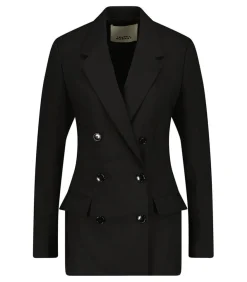 Blazer Sheril A Double Boutonnage Noir