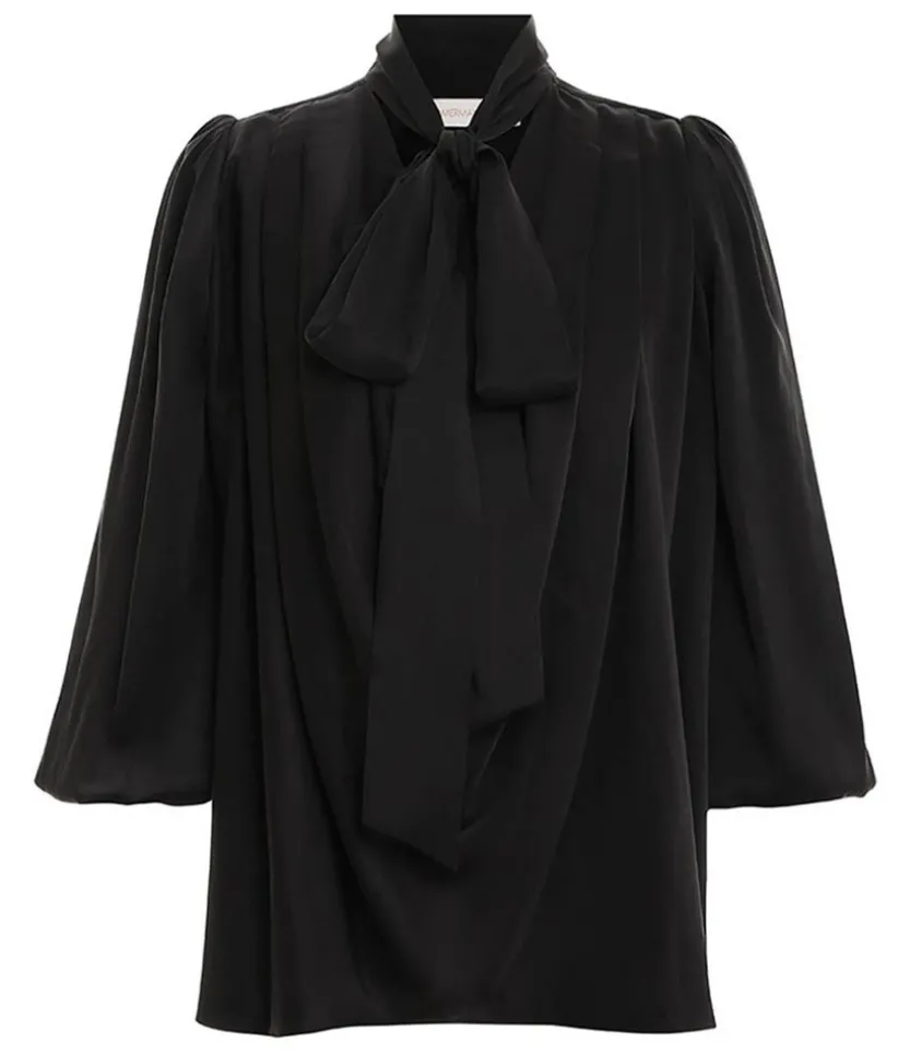 Blouse Silk Billow Black