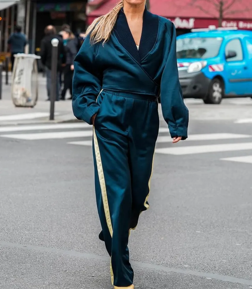 Blouson Ashley Navy Satin