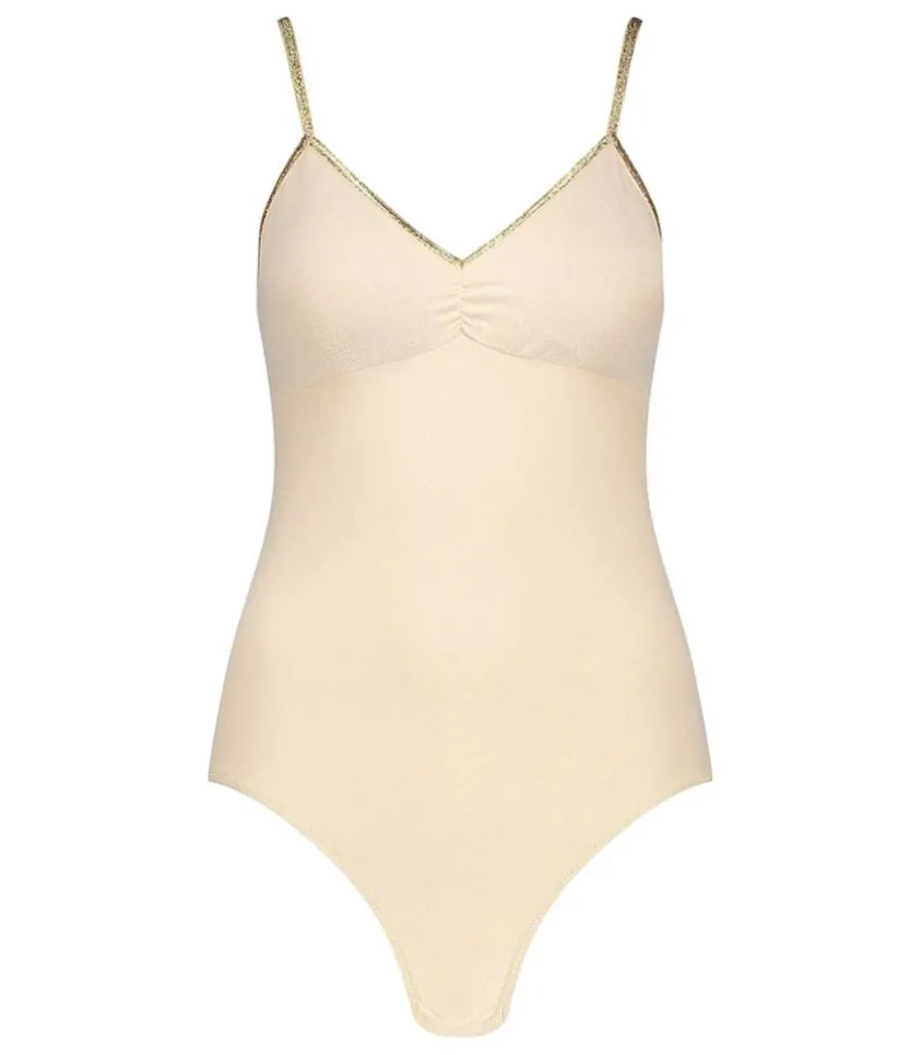 Body Bretelles Blush Lurex Avec Pads