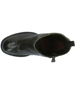 Boots Avec Empiecements En Cuir Kaki