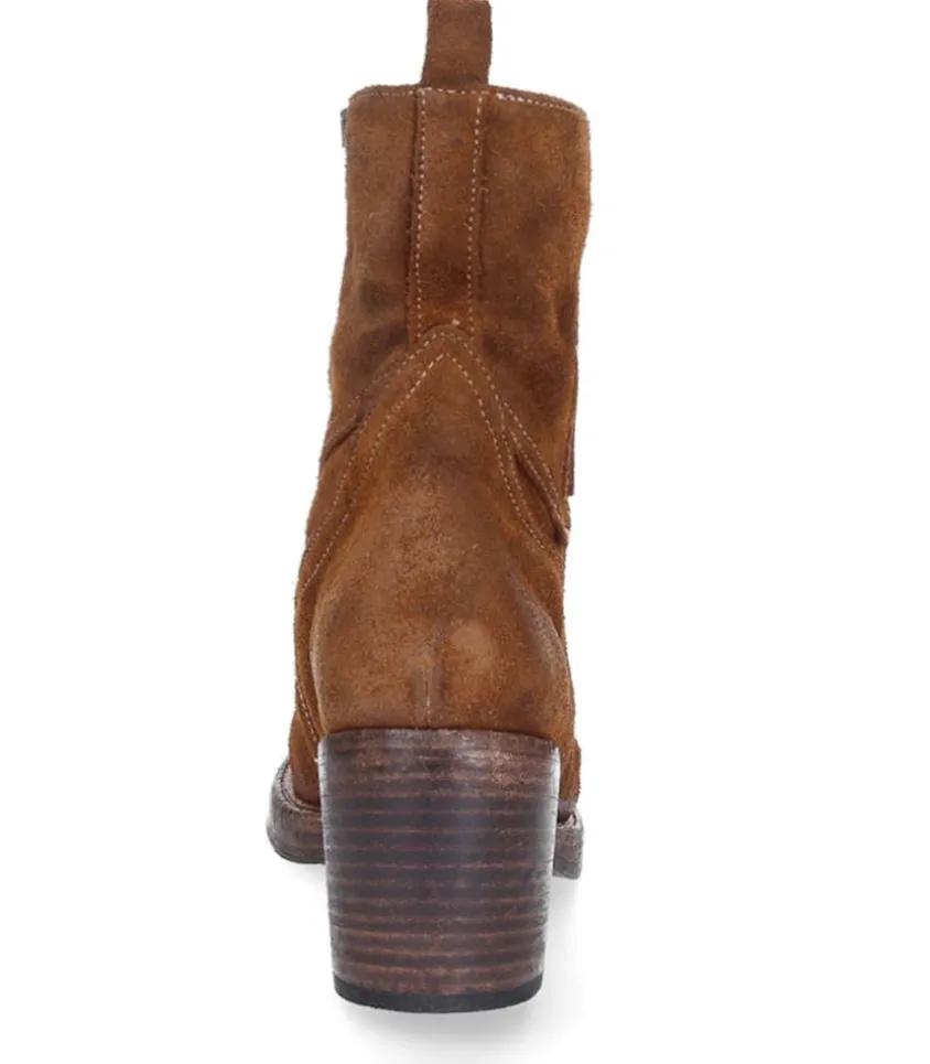 Boots Avec Empiecements En Cuir Suede Sughero