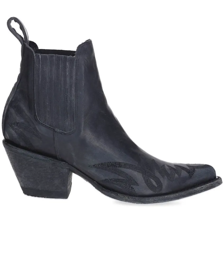 Boots Gaucho Long Stitch Cayuse Black