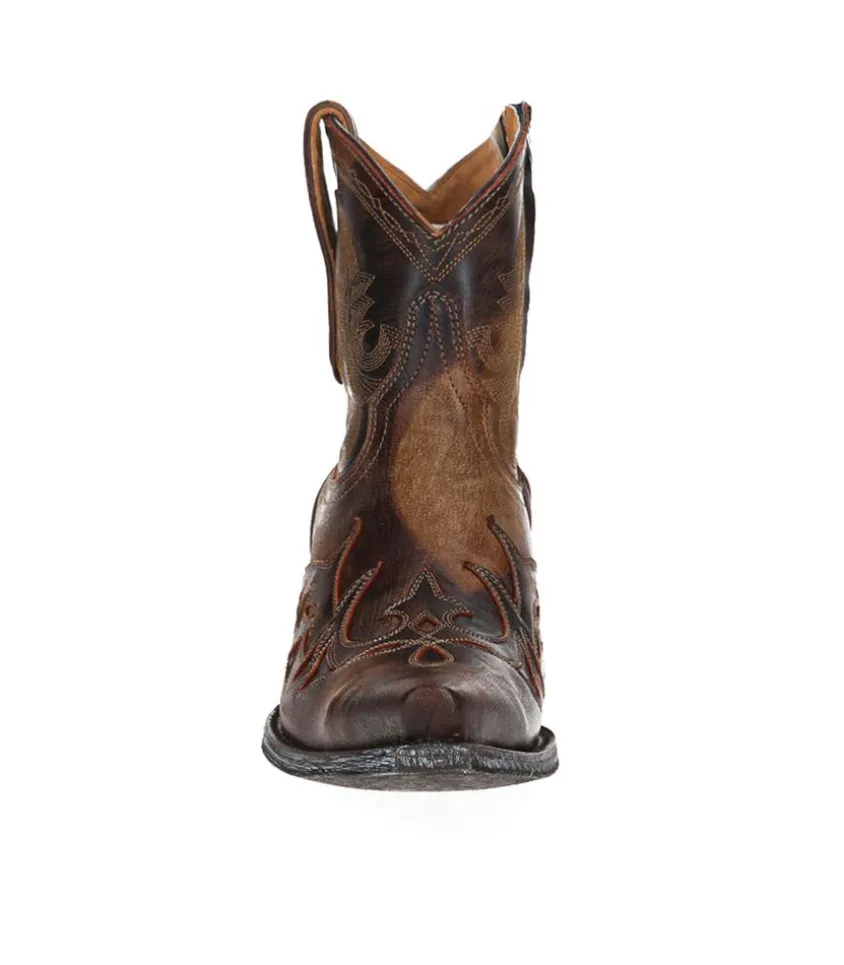 Boots Santiag Stitched 7 Ocre