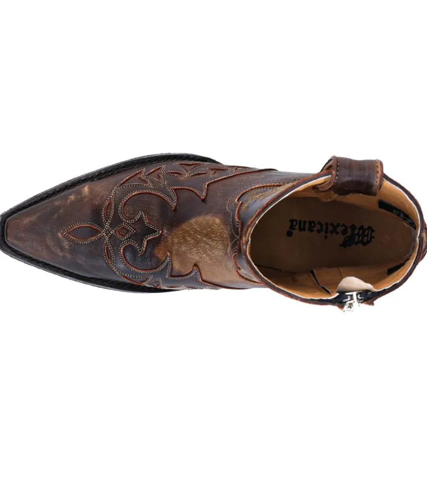 Boots Santiag Stitched 7 Ocre