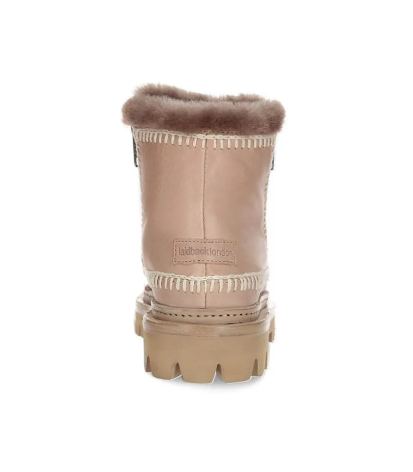 Boots Setsu 3.0 Crochet Leather Stone/Natural