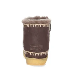 Boots Setsu Crochet Crepe Suede Chocolat/Beige