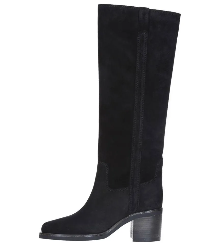 Bottes Veau Velours Seenia Black