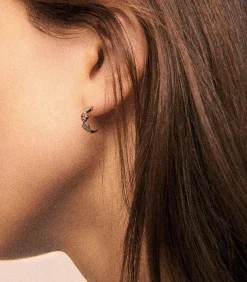 Boucle D'Oreille Adele N°1 Saphir Rose