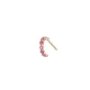 Boucle D'Oreille Ava Saphir Rose