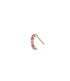 Boucle D'Oreille Ava Saphir Rose
