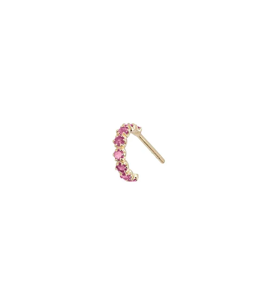 Boucle D'Oreille Ava Saphir Rose