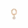 Boucle D'Oreille Puce Dunaway Or Rose Et Diamants