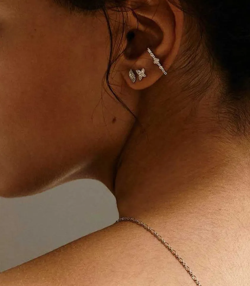 Boucle D'Oreille Romeo Et Juliette Or Jaune Et Diamants