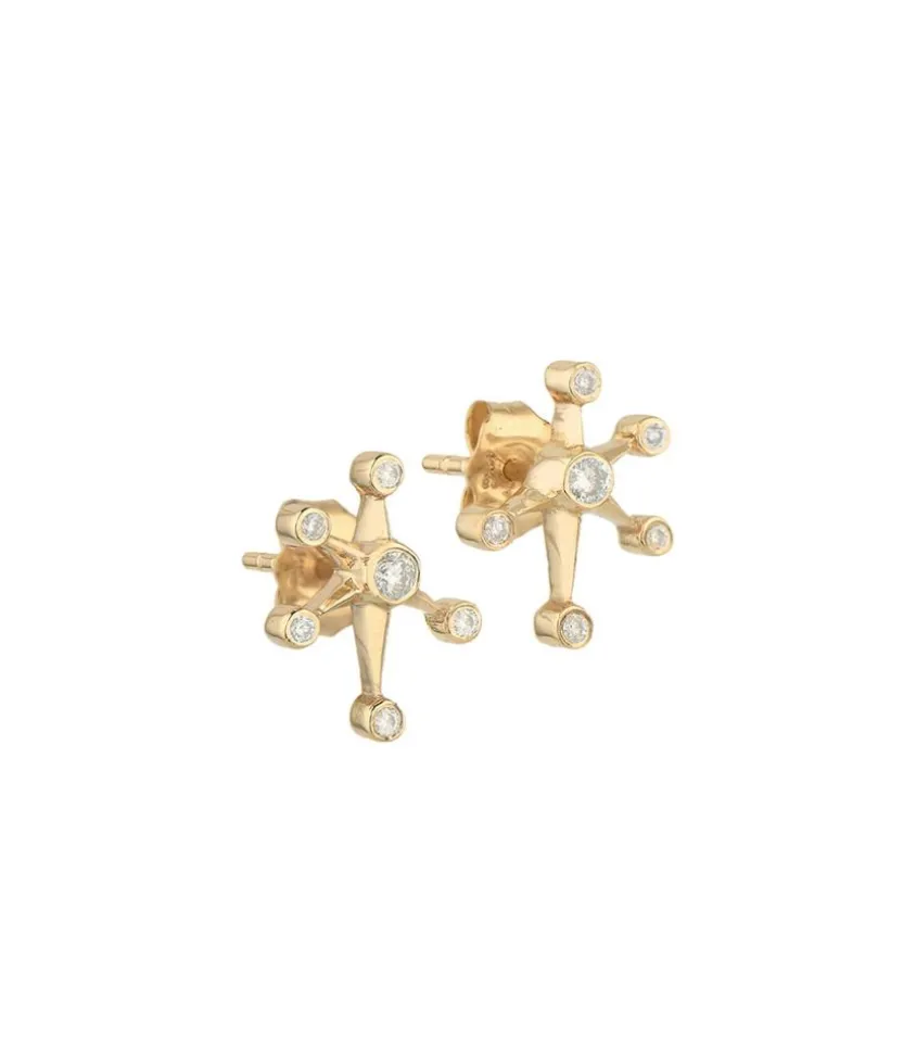 Boucles D'Oreilles Constellation Diamants