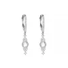 Boucles D'Oreilles Himalaya En Or Blanc