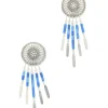 Boucles D'Oreilles Navajo Concha Et Pendants