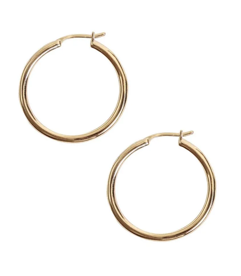 Boucles D'Oreilles Olivia 25Mm Dore