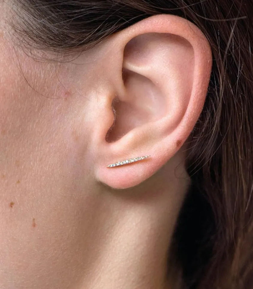 Boucles D'Oreilles Rayons De Soleil Diamants