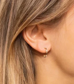 Boucles D'Oreilles Sisi S Argent, Or Et Perles D'Eau Douce