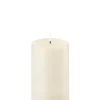 Bougie Led Pillar Ivoire, 10.1 X 15.2 Cm