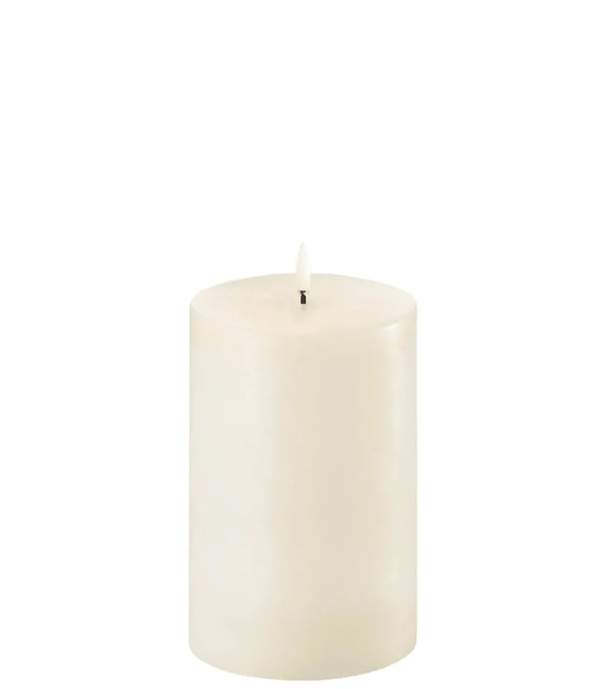 Bougie Led Pillar Ivoire, 10.1 X 15.2 Cm
