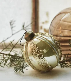 Boule De Noël Chama Or