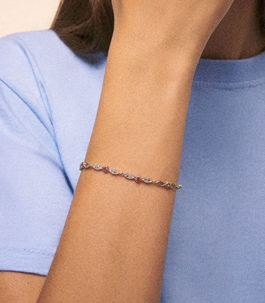 Bracelet Ava Saphir Rose