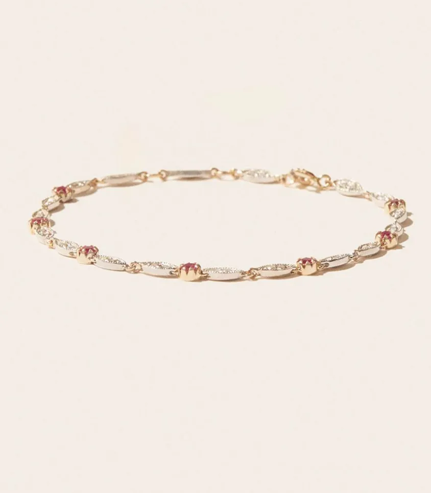Bracelet Ava Saphir Rose