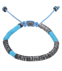 Bracelet Awaso En Perles Africaines Et Argent