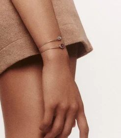 Bracelet Jonc Or Jaune Orso Honey Quartz