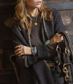 Bracelet Navajo 5 Rangs Et Conchas