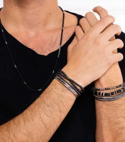 Bracelet Razze Square A Perles Carrees