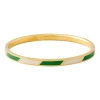 Bracelet Stripes Green White