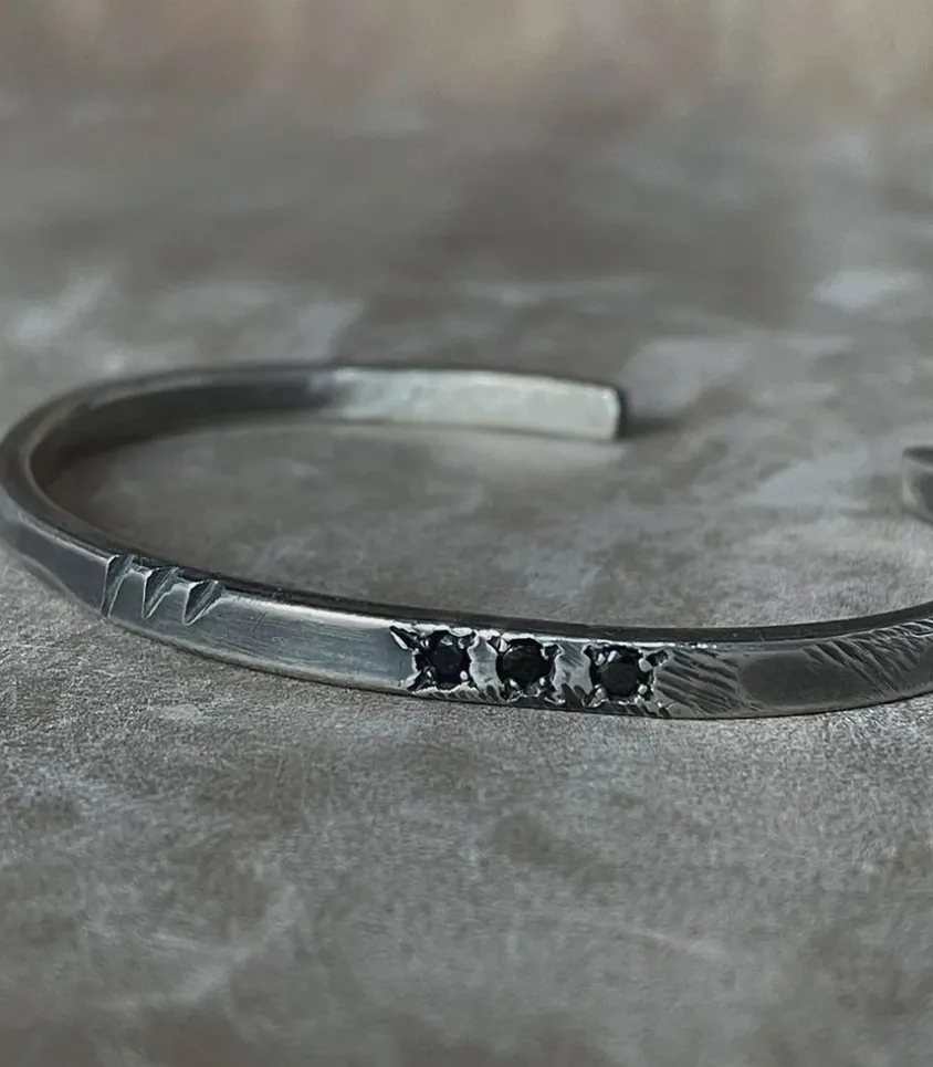 Bracelet Three Dark Diamonds