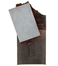 Carnet De Notes Et Pochette En Cuir