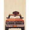 Carte Postale En Bois Travel Pick Up