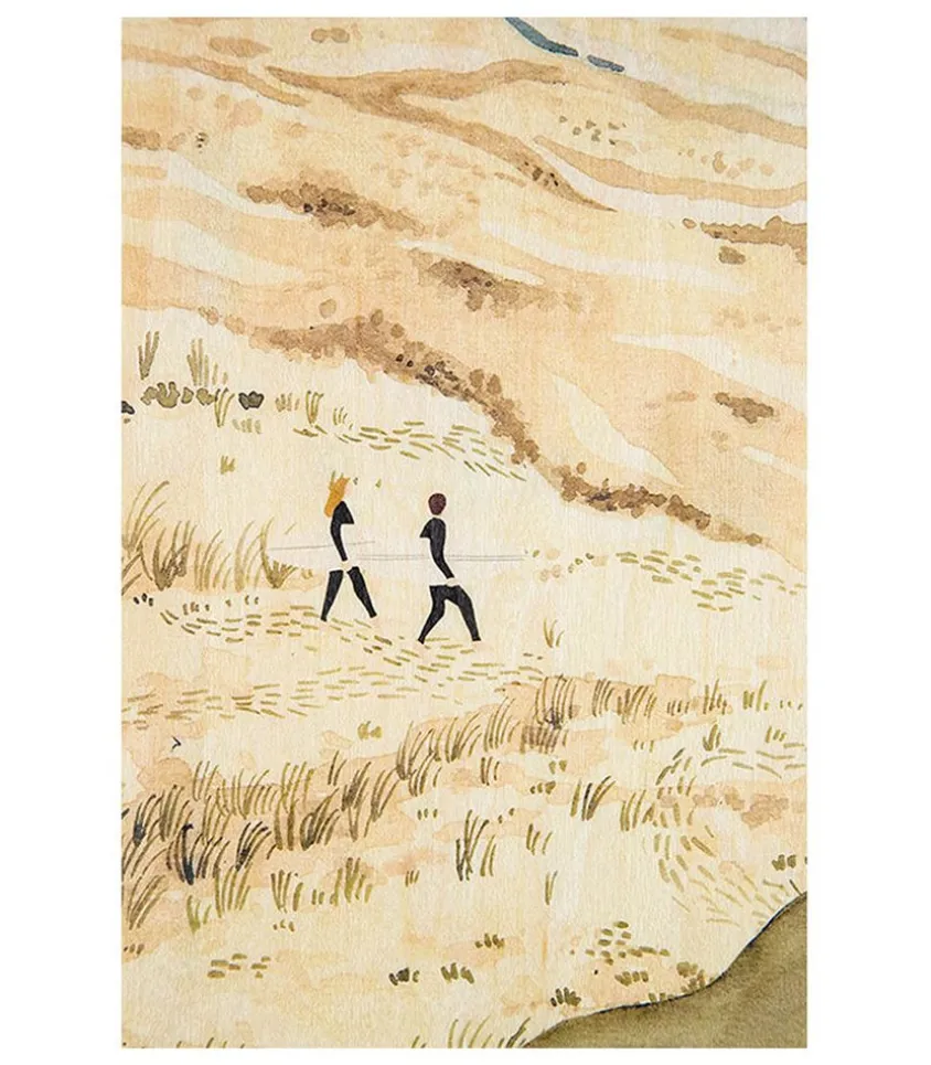 Carte Postale En Bois Winter Duo