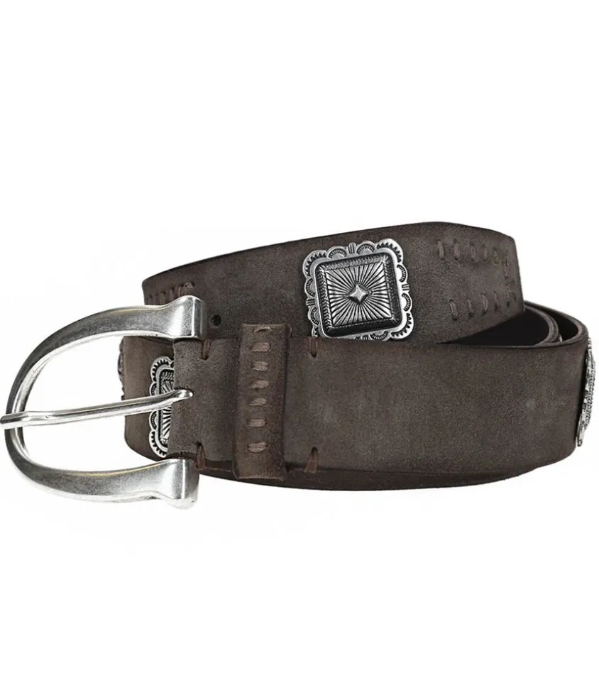 Ceinture En Cuir Suede Caribou X Jane De Boy