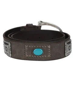 Ceinture En Cuir Suede Caribou X Jane De Boy