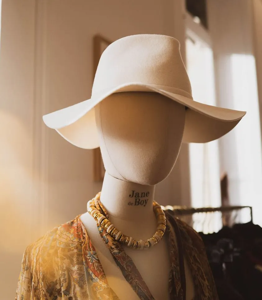 Chapeau En Feutre Ivoire