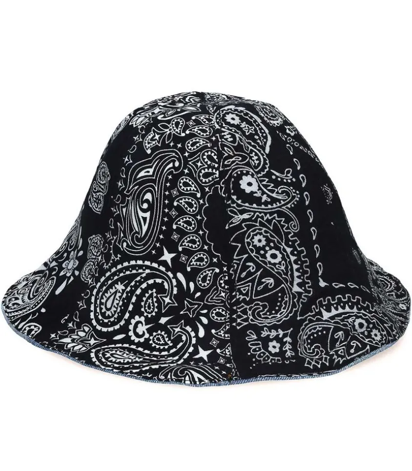 Chapeau Reversible Tulip Hat 70S Upcycle