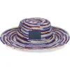Chapeau Tulum Burgundy Et Blue