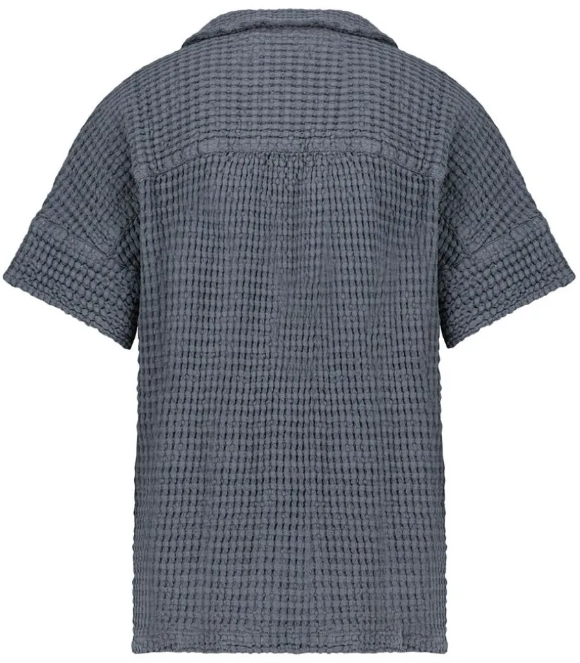 Chemise A Manches Courtes Laguna Anthracite