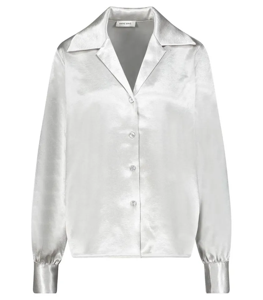 Chemise En Soie Mylah Silver