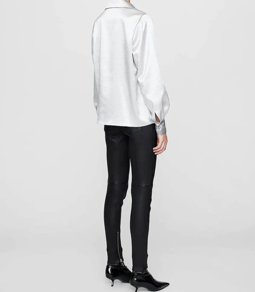 Chemise En Soie Mylah Silver