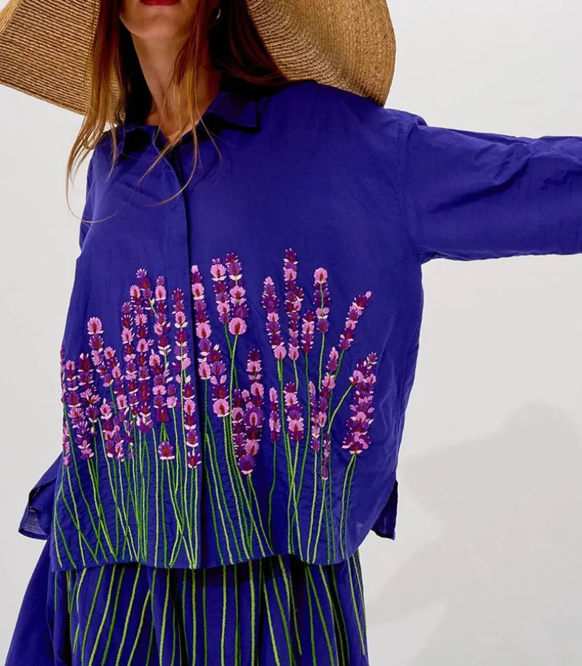 Chemise Greta Royal Blue